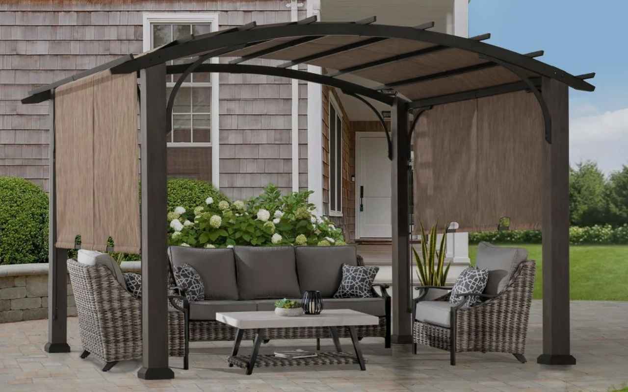 Arched Roof Gazebo Stylish Ideas