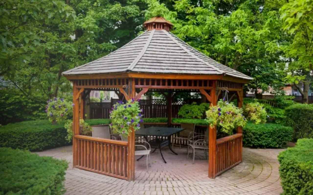 Hexagonal Roof Gazebo Styles Ideas