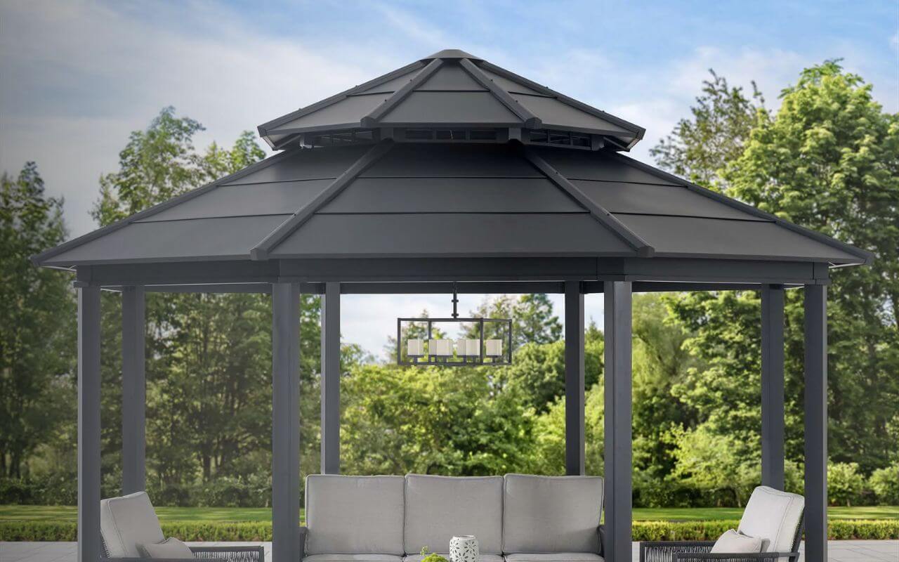 Octagonal Roof Gazebo Styles Ideas