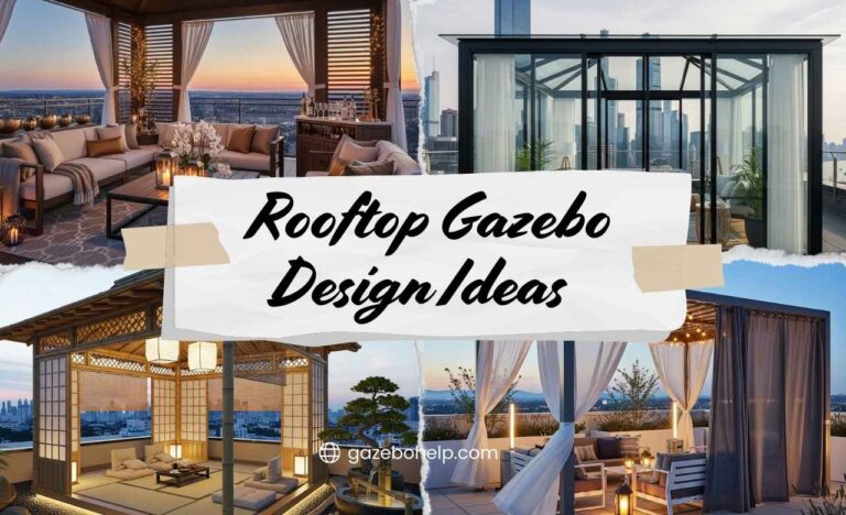 Rooftop Gazebo Design Ideas